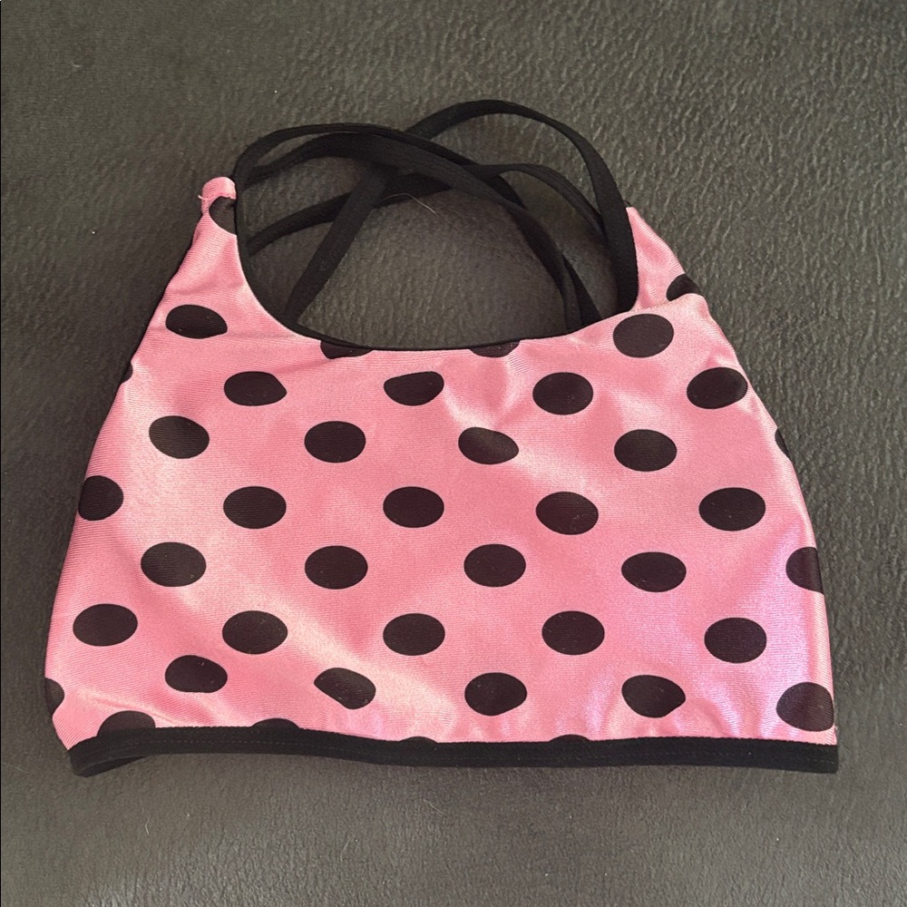 Pink Polka Dot Dance Top